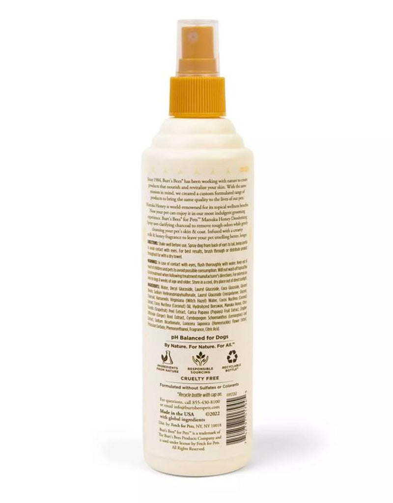 Burt'S Bees® for Pets Deodorizing Spray for Dogs - Manuka Honey with Charcoal