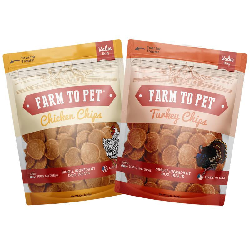 Chicken & Turkey Dog Treat Bundles for Healthier Pets
