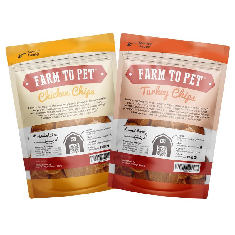 Chicken & Turkey Dog Treat Bundles for Healthier Pets